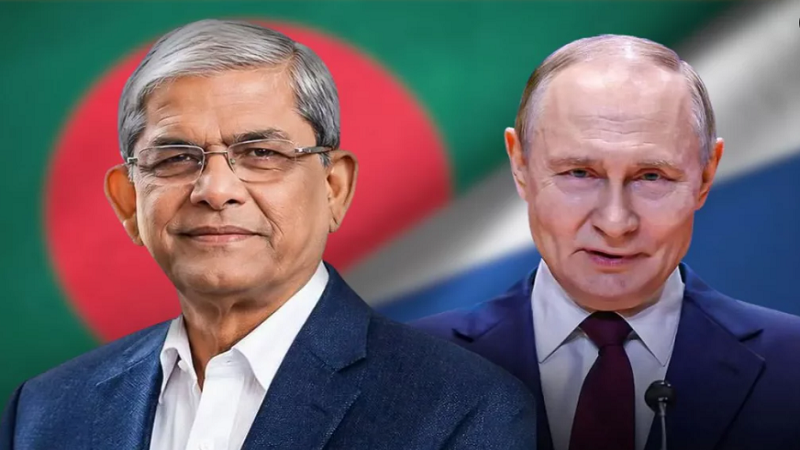 রাষ্ট্রপতি মির্জা ফখরুলকে অভিনন্দন জানিয়েছেন প্রেসিডেন্ট পুতিন