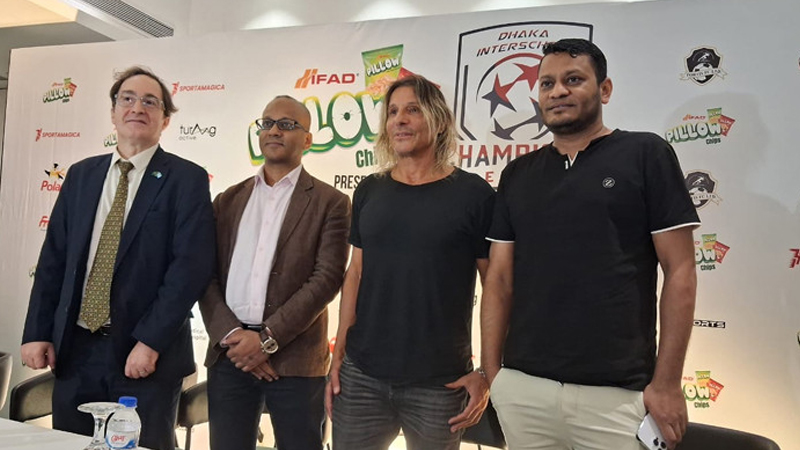 ঢাকায় আর্জেন্টাইন তারকা ক্যানিজিয়া, প্রত্যাশা বাংলাদেশ একদিন বিশ্বকাপ খেলবে