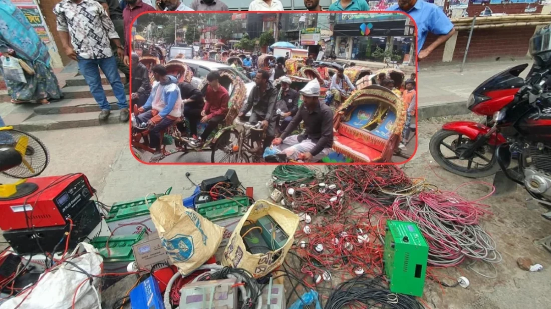 নাগরিকদের অভিযোগের পর মোহাম্মদপুর ও শ্যামলীতে অটোরিকশাবিরোধী অভিযান