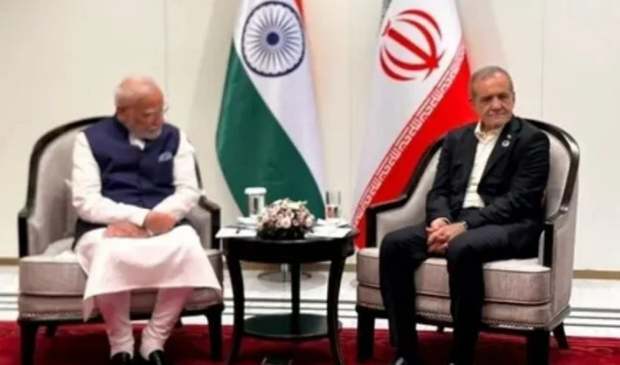 ইরানের প্রেসিডেন্ট পেজেশকিয়ানের সঙ্গে বৈঠক নরেন্দ্র মোদির