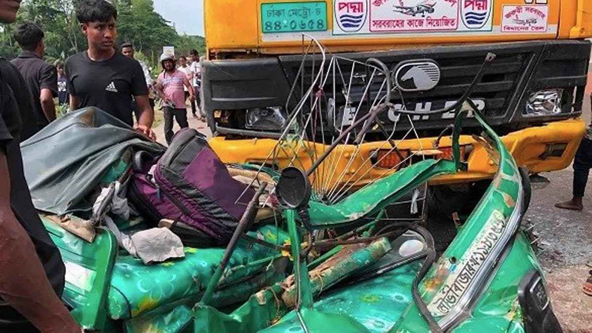 সিলেট ট্রাক-অটোরিকশা সংঘর্ষে নিহত ৪