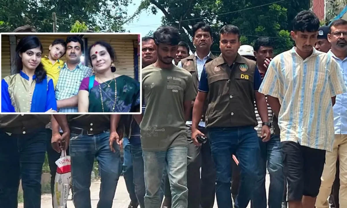 রংপুরে চার খুন : হত্যার দায় স্বীকার অভিযুক্ত দুই খুনি সিদ্ধার্থ দাস ও মুগ্ধ দাসের
