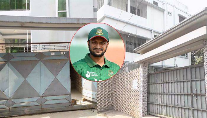 সাকিব আল হাসানের মাগুরার বাড়িতে চলছে সংস্কারকাজ