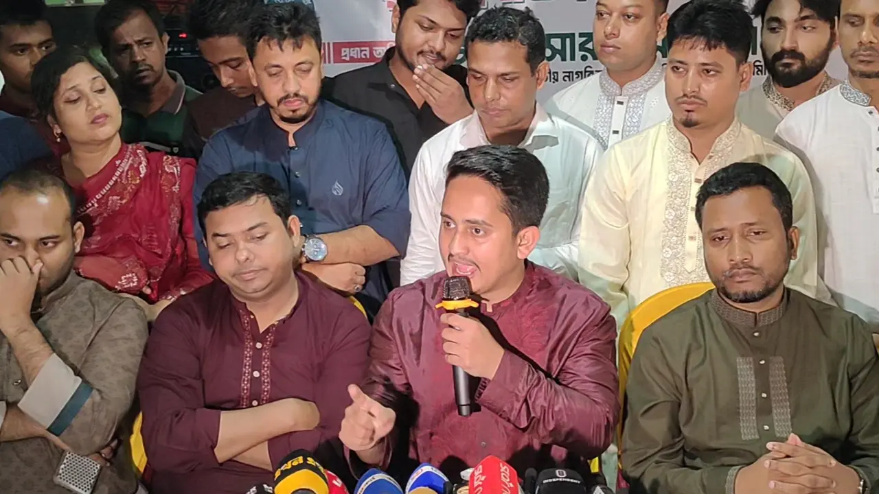 শেখ হাসিনার মৃত্যু ও কবর এই দেশে হবে না : সারজিস