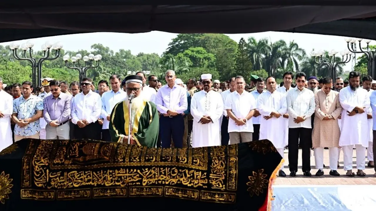 বিএনপি নেতা সালাউদ্দিনের জানাজা অনুষ্ঠিত