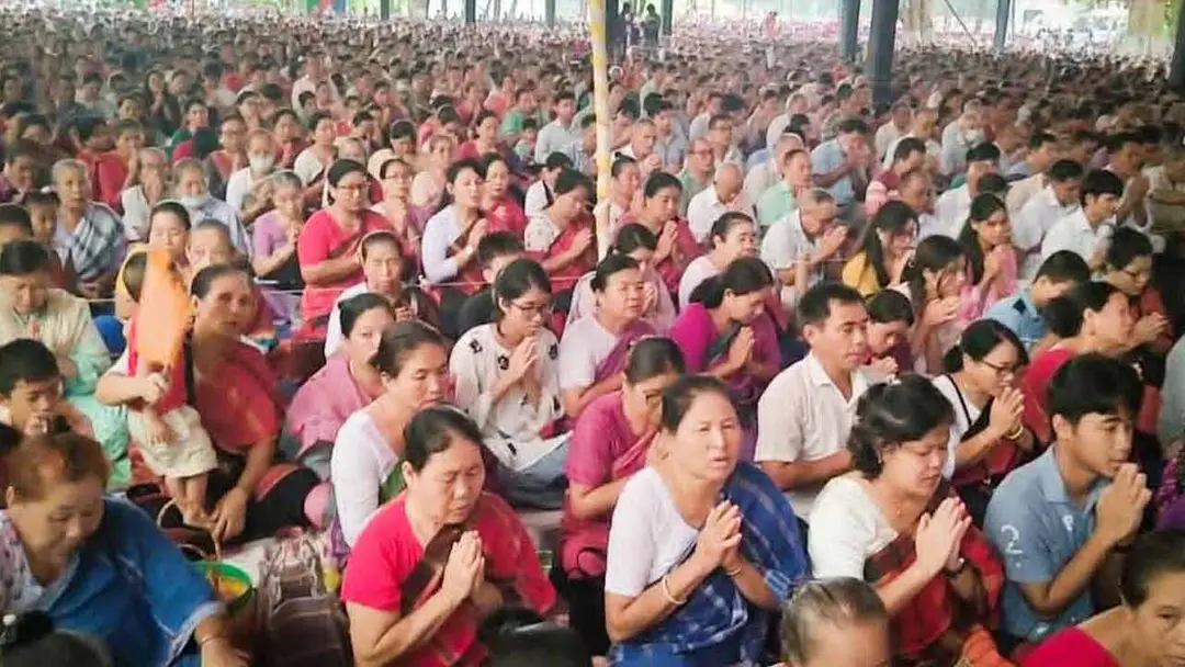 রাঙামাটিতে প্রবারণা পূর্ণিমা উদযাপন